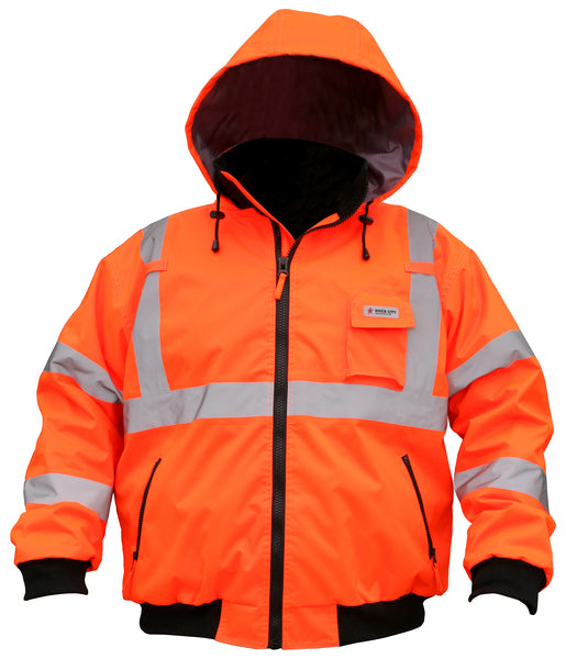 MCR Safety Bomber Plus 2-1 Class 3 Orange L-eSafety Supplies, Inc