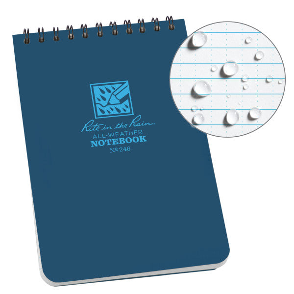 4 X 6 Notebook - Blue-eSafety Supplies, Inc