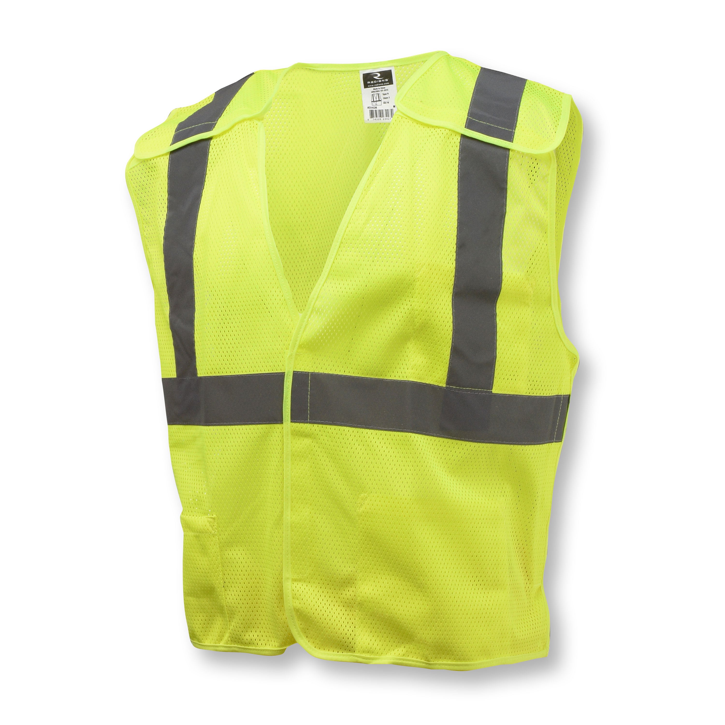 Radians SV4 Economy Type R Class 2 Breakaway Mesh Safety Vest-eSafety Supplies, Inc