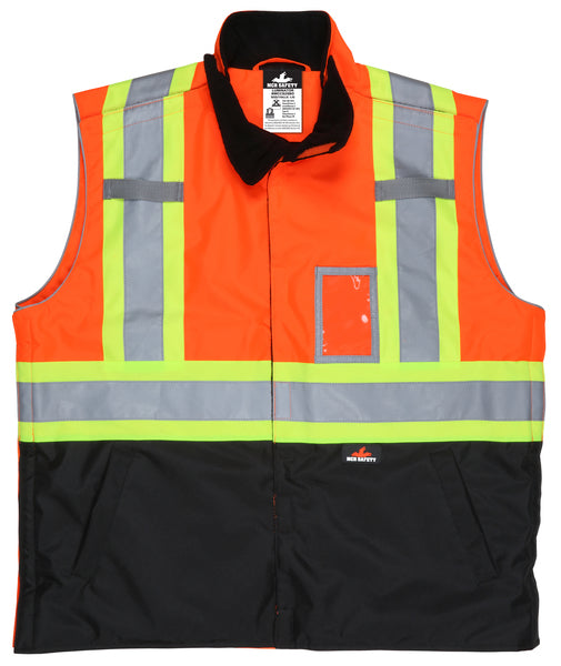 MCR Safety Body Warmer, CSA, Breakaway Orange L-eSafety Supplies, Inc