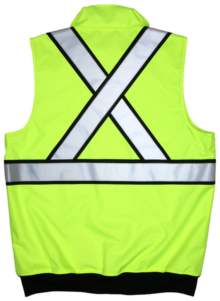 MCR Safety Body Warmer, CSA, Lime L-eSafety Supplies, Inc