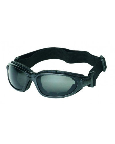 iNOX Challenger - Gray anti-fog lens with black frame, black strap-eSafety Supplies, Inc