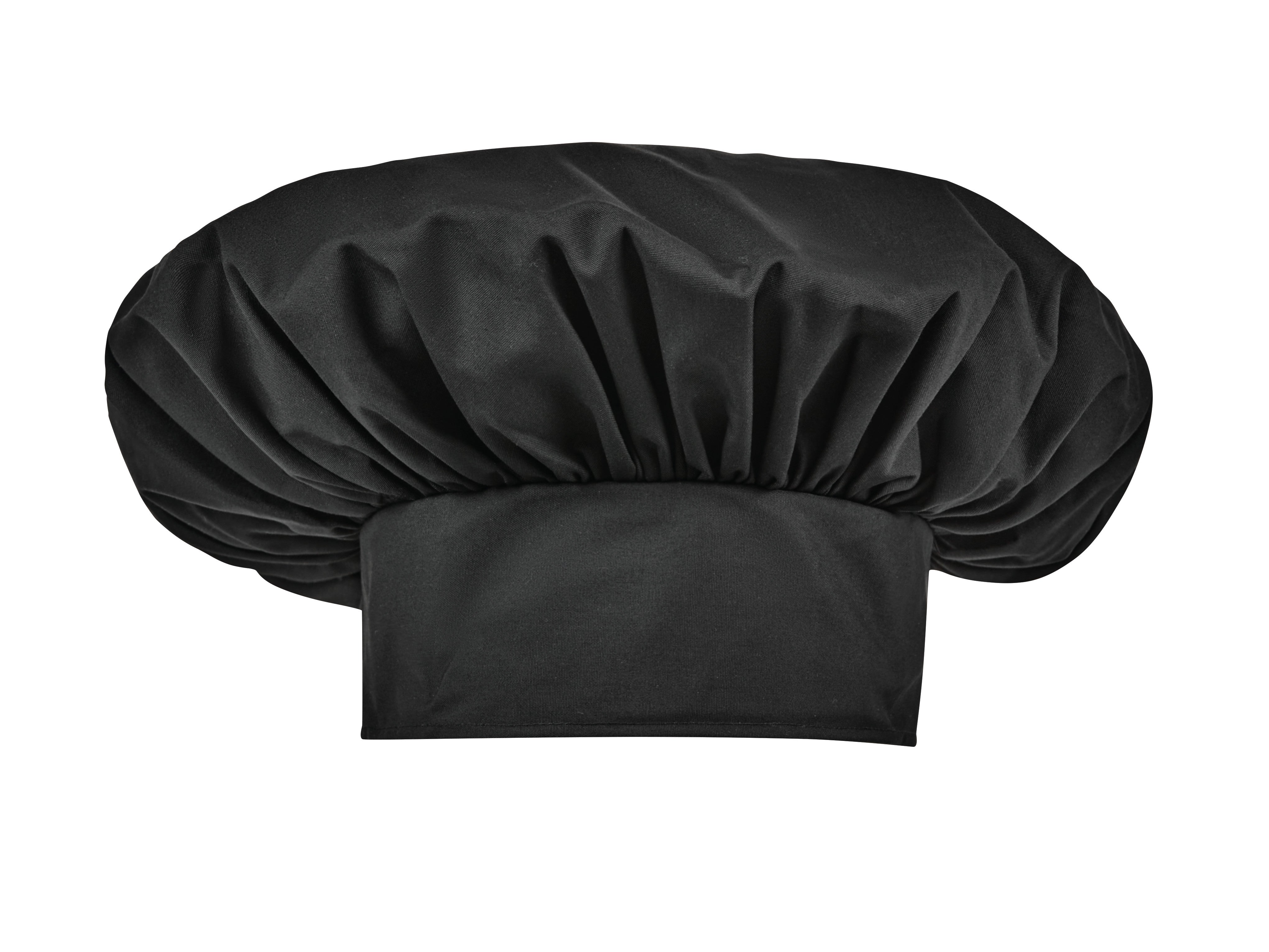 Chef Hat HP60 - Black-eSafety Supplies, Inc