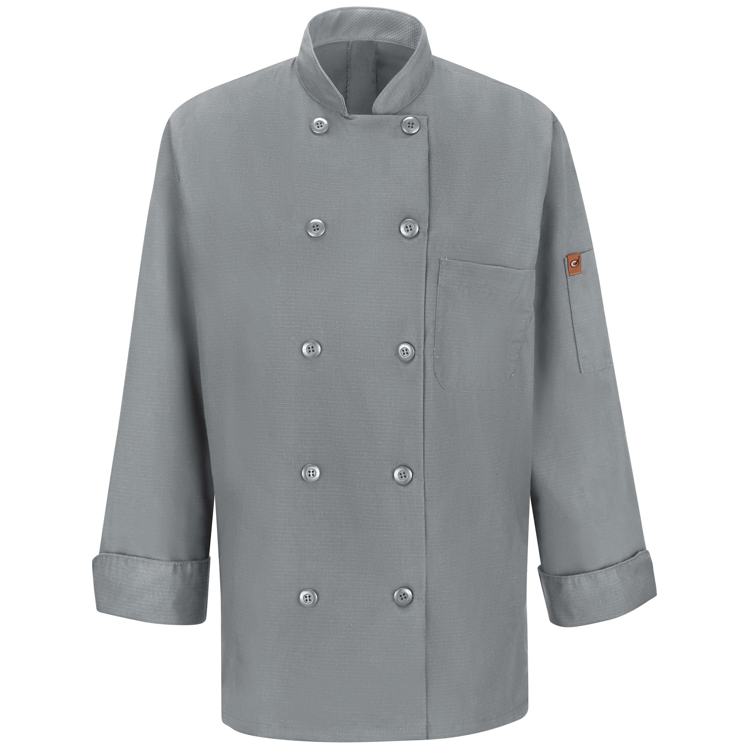 Women's Chef Coat with OilBlok + MIMIX 041X - Grey-eSafety Supplies, Inc