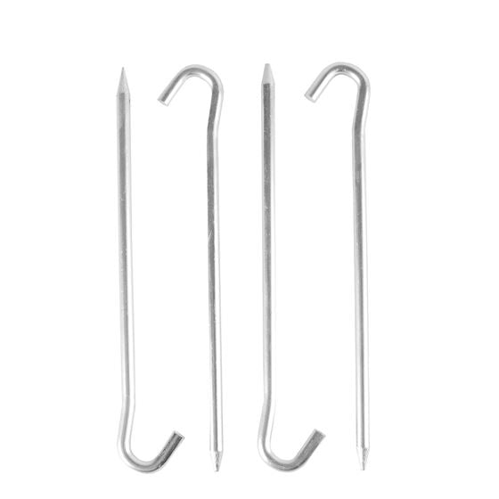 Aluminum Tent Pegs - 7IN - 4 Per CRD-eSafety Supplies, Inc