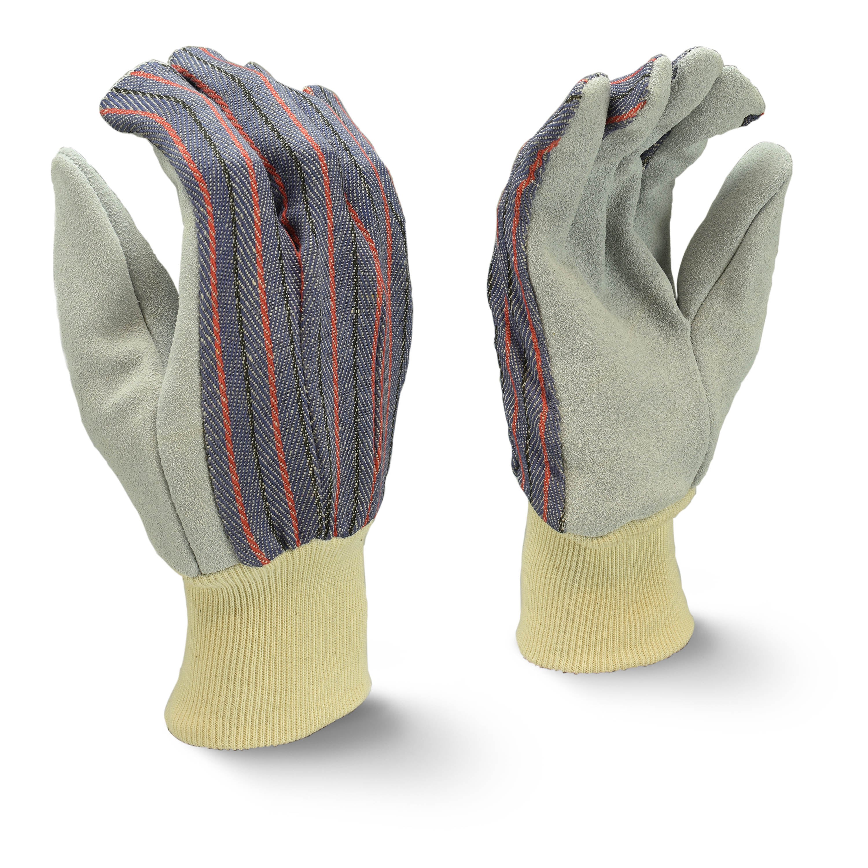 Radians RWG3010 Economy Shoulder Gray Split Cowhide Leather Glove - Size L-eSafety Supplies, Inc