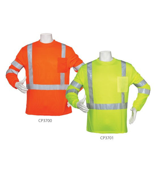 ANSI CREW NECK SHIRT (LONG SLEEVE)-eSafety Supplies, Inc