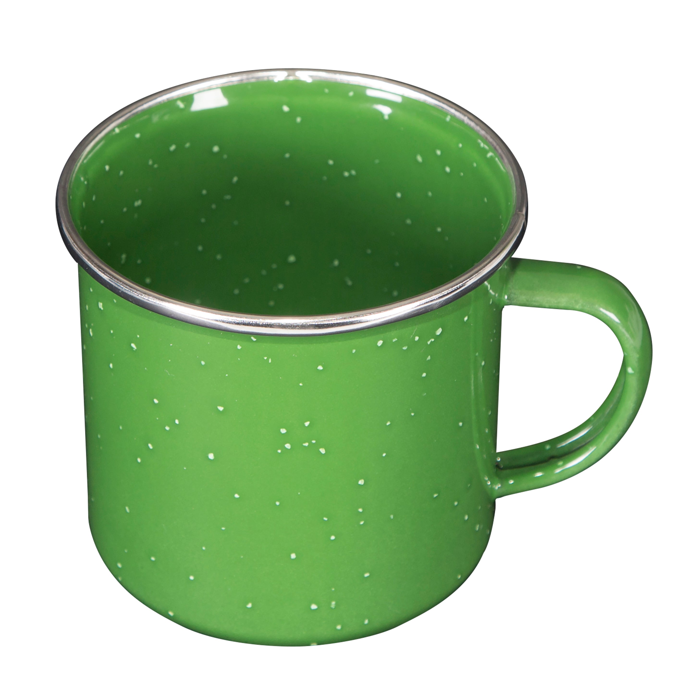 Enamel Camping Tableware Set - 24 Pieces - Green-eSafety Supplies, Inc