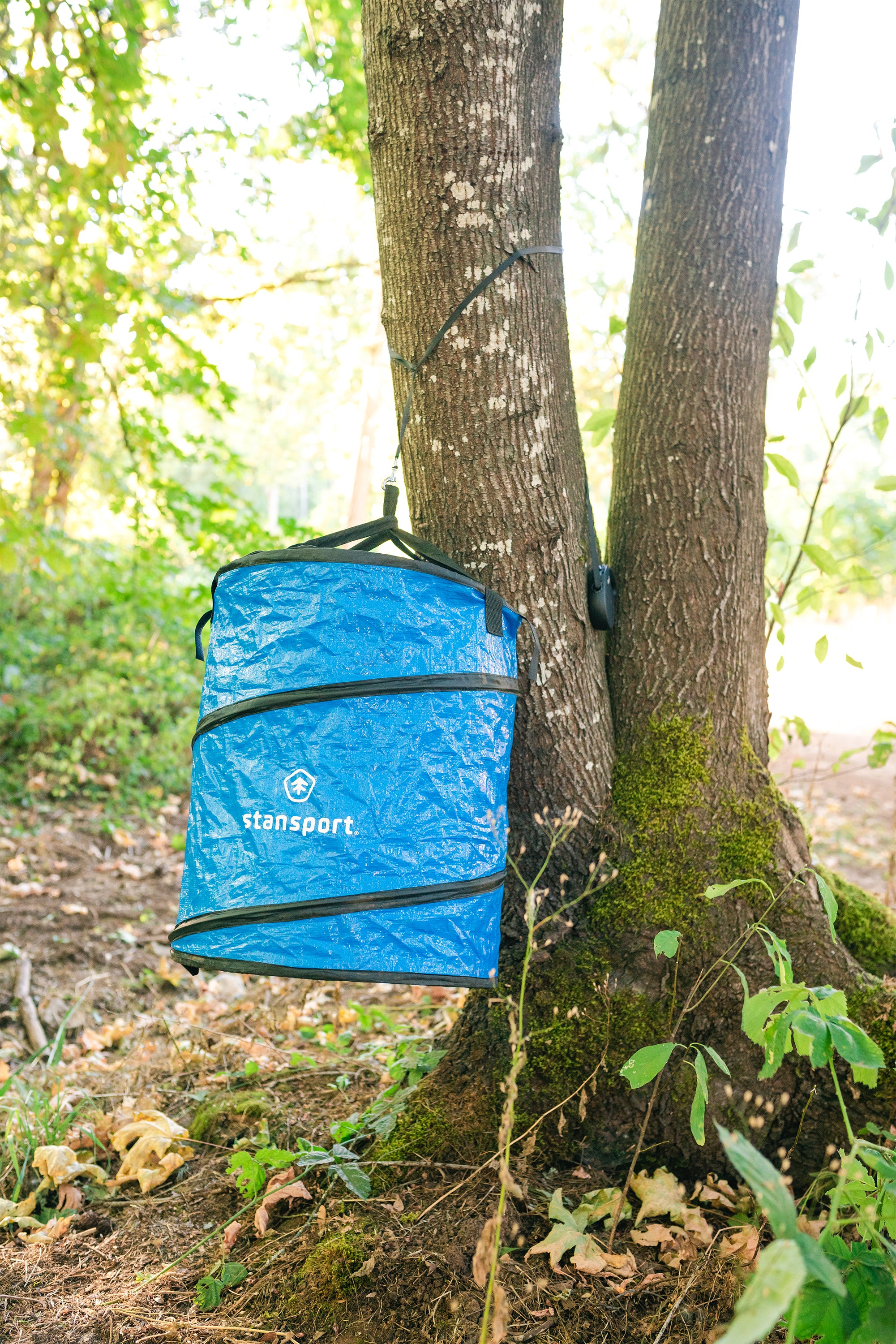 Collapsible Campsite Carry-All/Trash Can - Blue-24 X 19.7In-eSafety Supplies, Inc