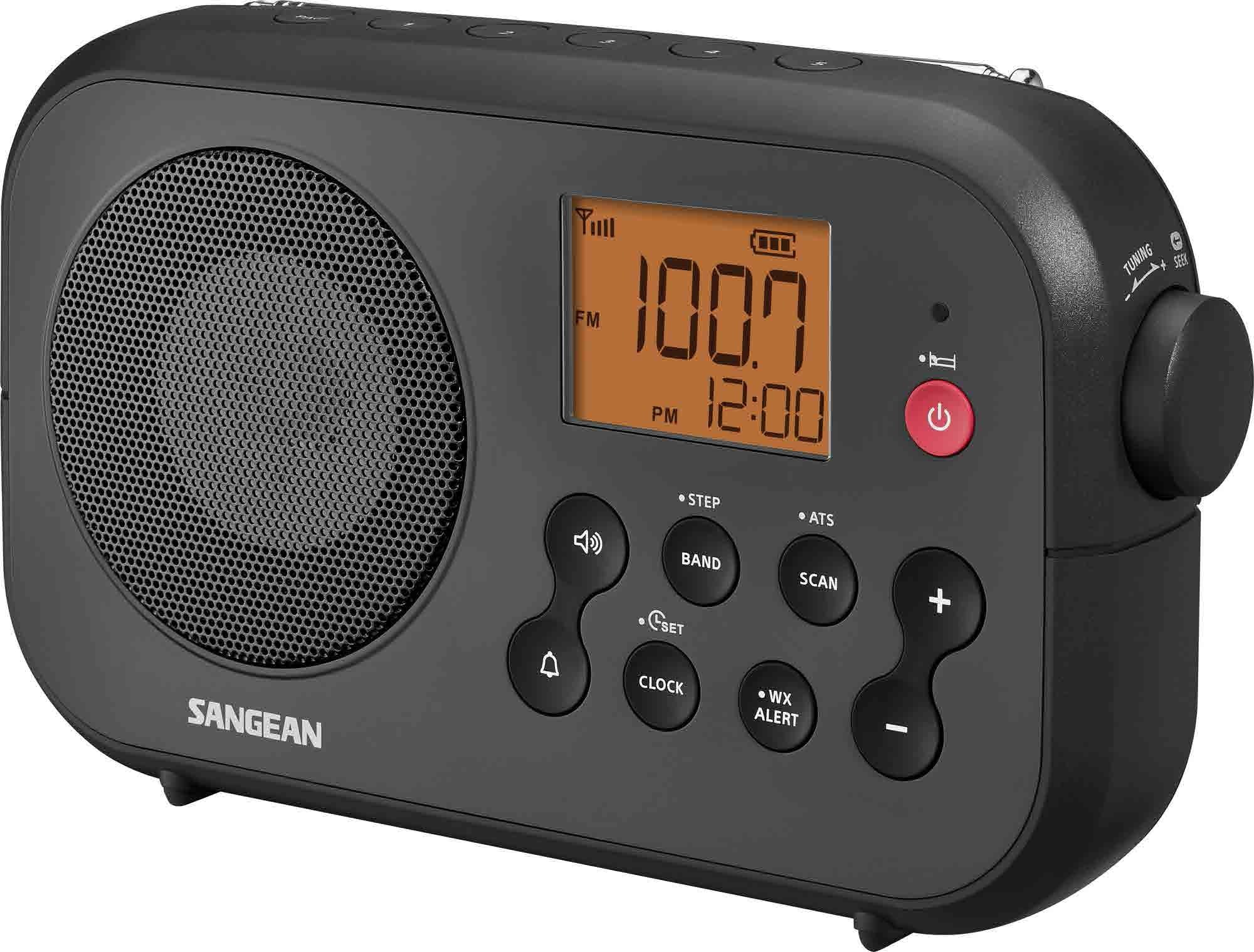 Sangean-PR-D12 AM / FM NOAA Weather Alert Digital Tuning Portable Radio-eSafety Supplies, Inc