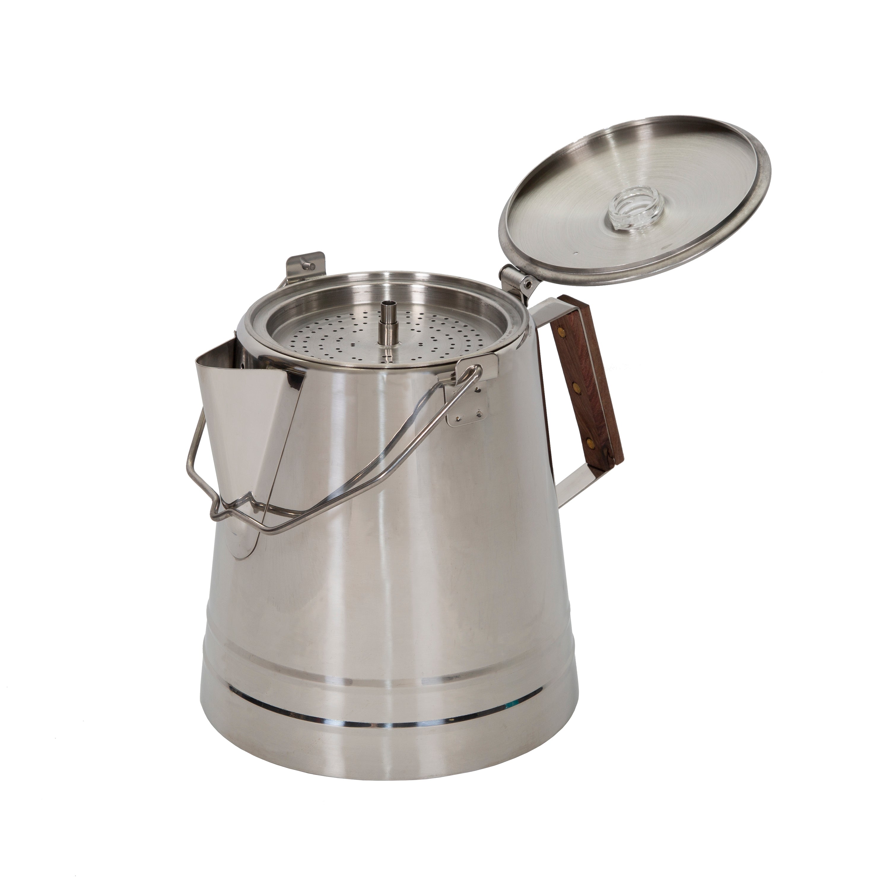 Stainless Steel Percolator Coffee Pot - 28 Cups-eSafety Supplies, Inc