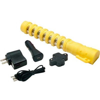 Rechargeable LED Baton Road Flare Yellow - Ultra Bright-eSafety Supplies, Inc