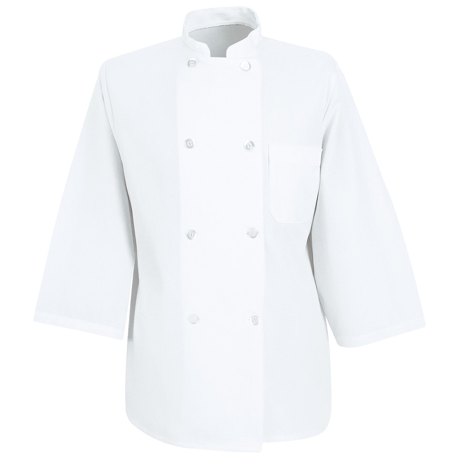 ¾ Sleeve Chef Coat 0402 - White-eSafety Supplies, Inc