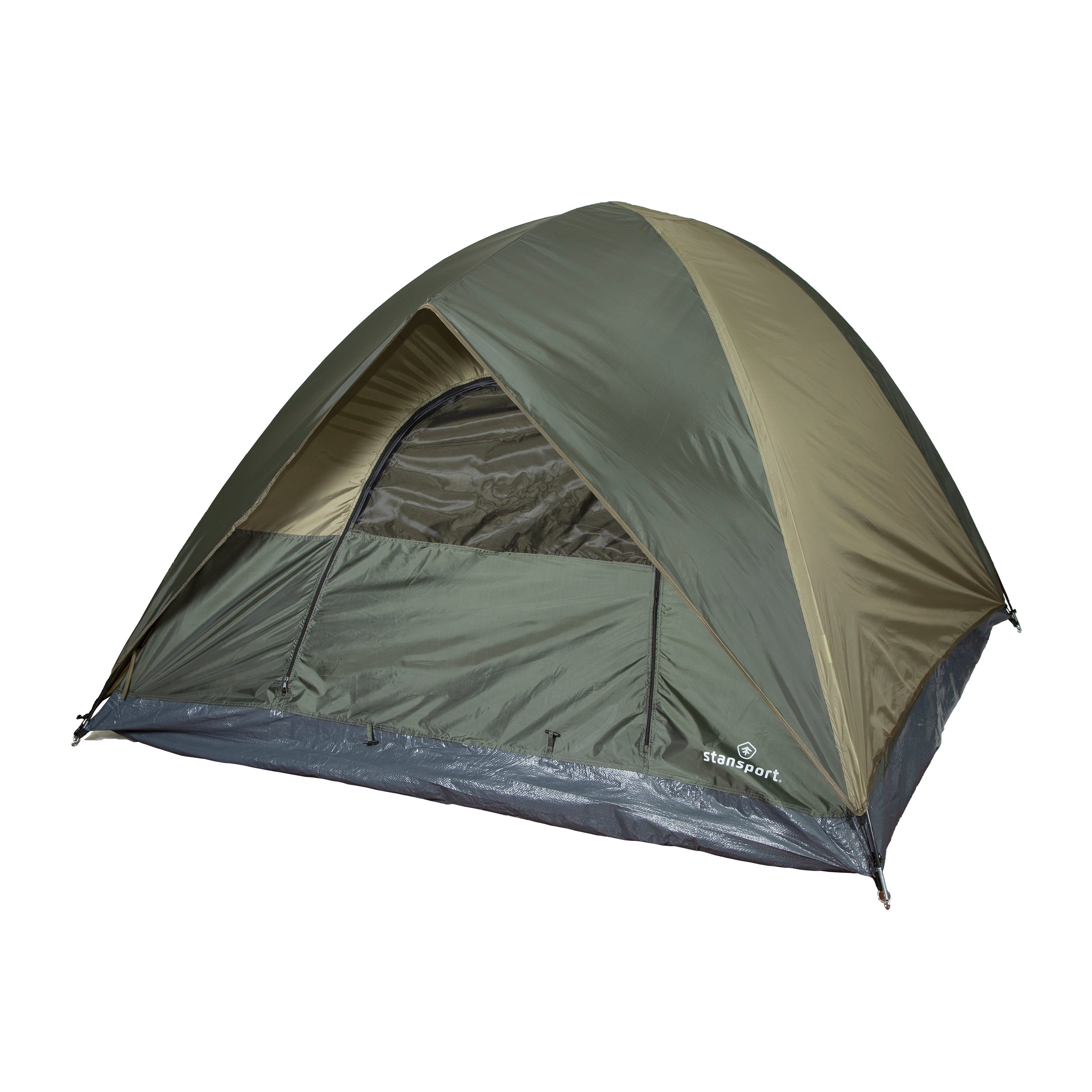 Trophy Hunter Tent- 7Ft X 7Ft X 54 In- Dark Olive/Tan-eSafety Supplies, Inc