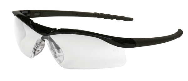 MCR Safety DL1 Black Frame, Clear Lens-eSafety Supplies, Inc