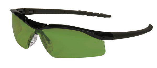 MCR Safety DL1 Black Frame, Filter 3.0 Green Lens-eSafety Supplies, Inc