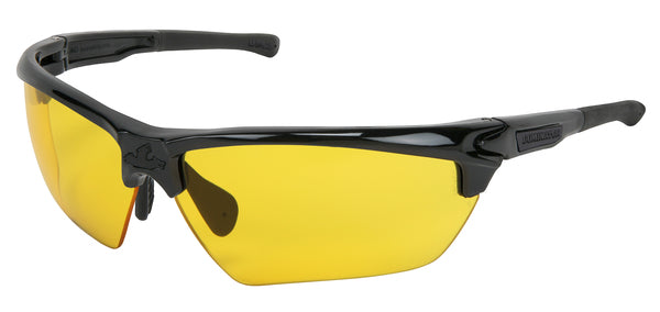 MCR Safety Dominator DM3 Black Frame, Amber MAX6-eSafety Supplies, Inc