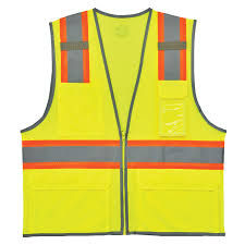 Ergodyne GloWear® 8246Z Type R Class 2 Two-Tone Mesh Vest w/ Reflective Binding-eSafety Supplies, Inc