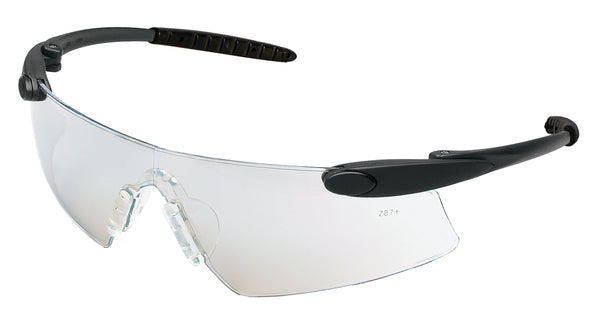 MCR Safety DS1 Black Frame, I/O Clear Mirror Lens-eSafety Supplies, Inc