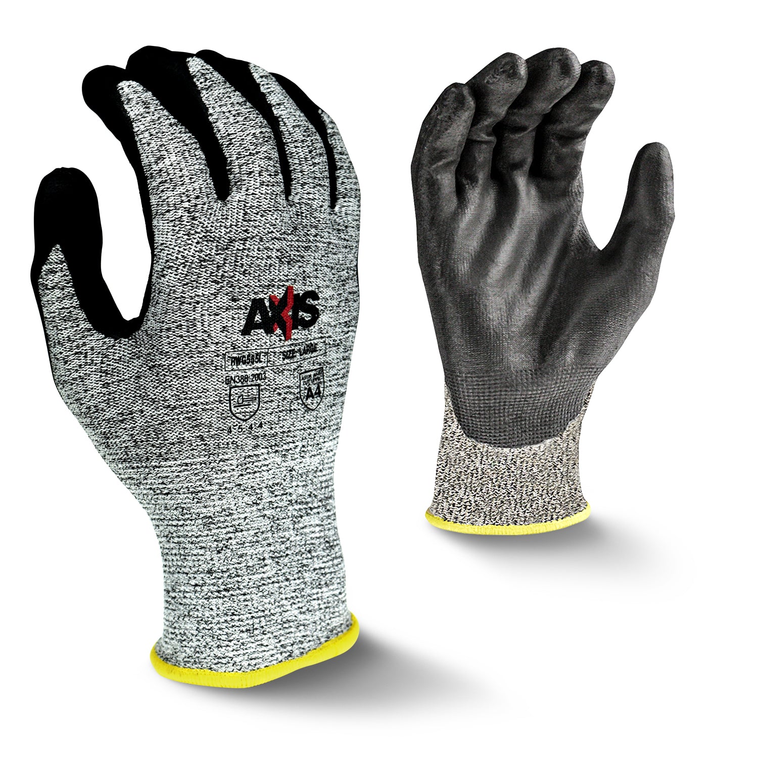 Radians RWG555 AXIS™ Cut Protection Level A4 Work Glove-eSafety Supplies, Inc