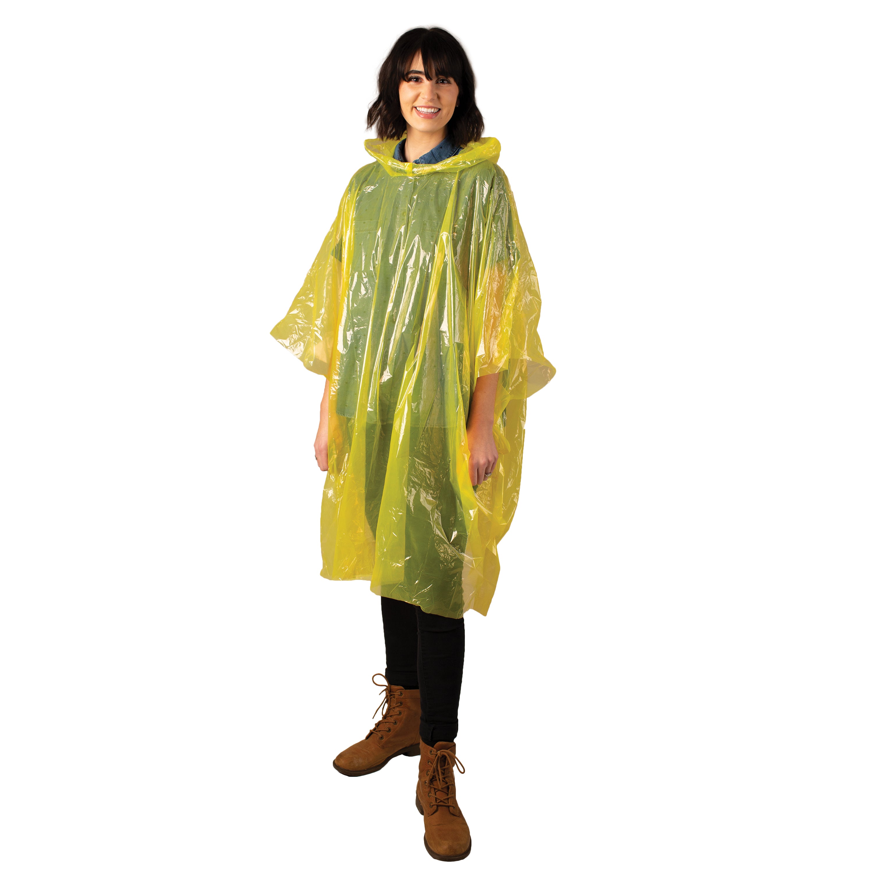 Emergency Poncho - Assorted - 30 Per Pdq-eSafety Supplies, Inc