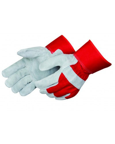 Leather palm with safety cuff Gloves - Dozen-eSafety Supplies, Inc