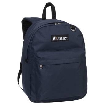 Everest Luggage Classic Backpack - Navy-eSafety Supplies, Inc