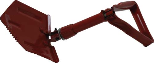 Red Foldable Shovel-eSafety Supplies, Inc