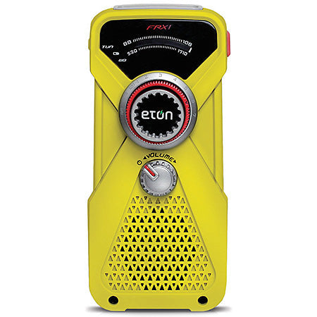 Eton - Hand turbine weather radio with LED flashlight - Yellow-eSafety Supplies, Inc