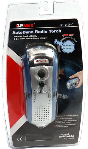 AutoDyna Radio Torch, all in one radio, Mobile Phone Charger, Flashlight, Radio-eSafety Supplies, Inc