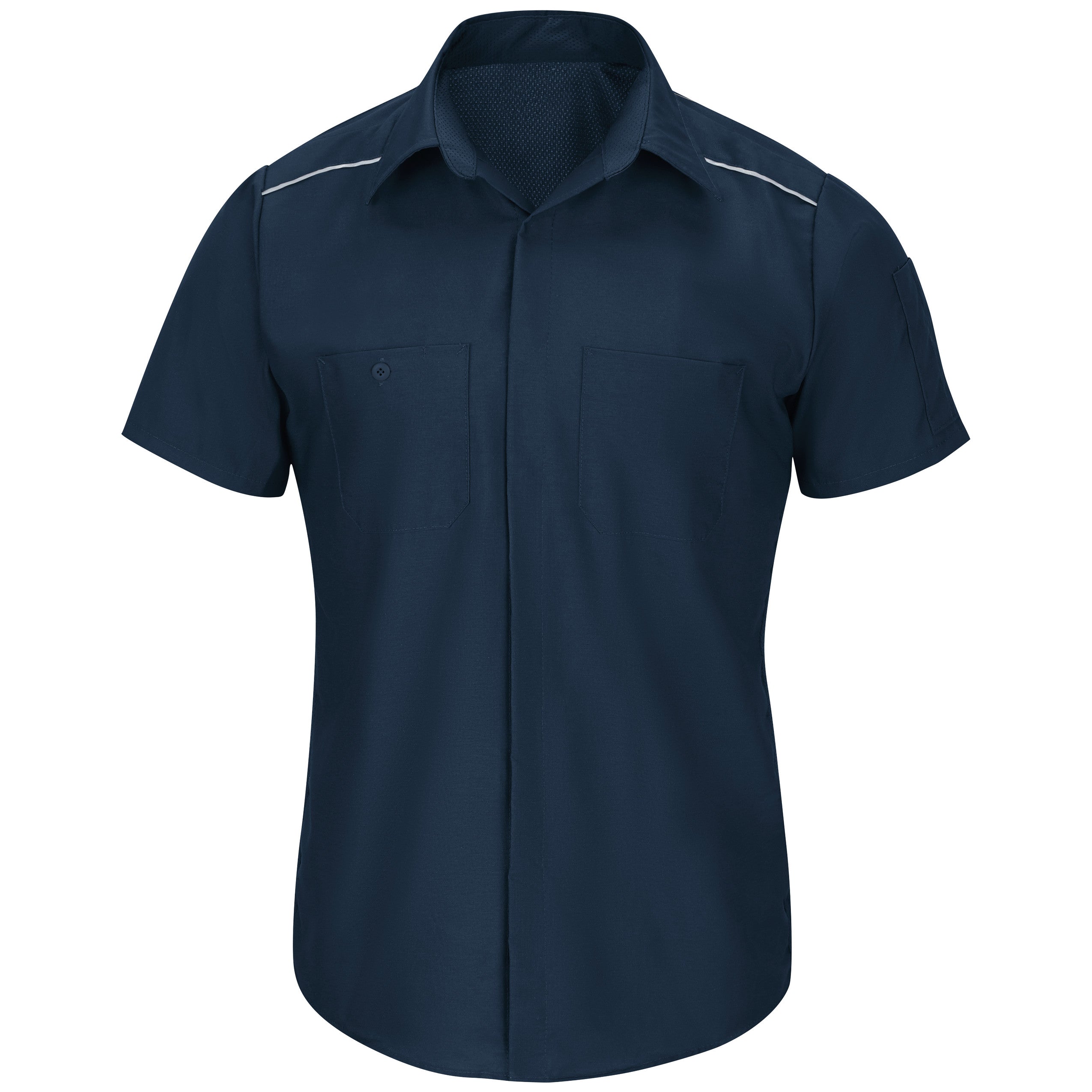 Men's Short Sleeve Pro Airflow Work Shirt SP4A - Navy-eSafety Supplies, Inc