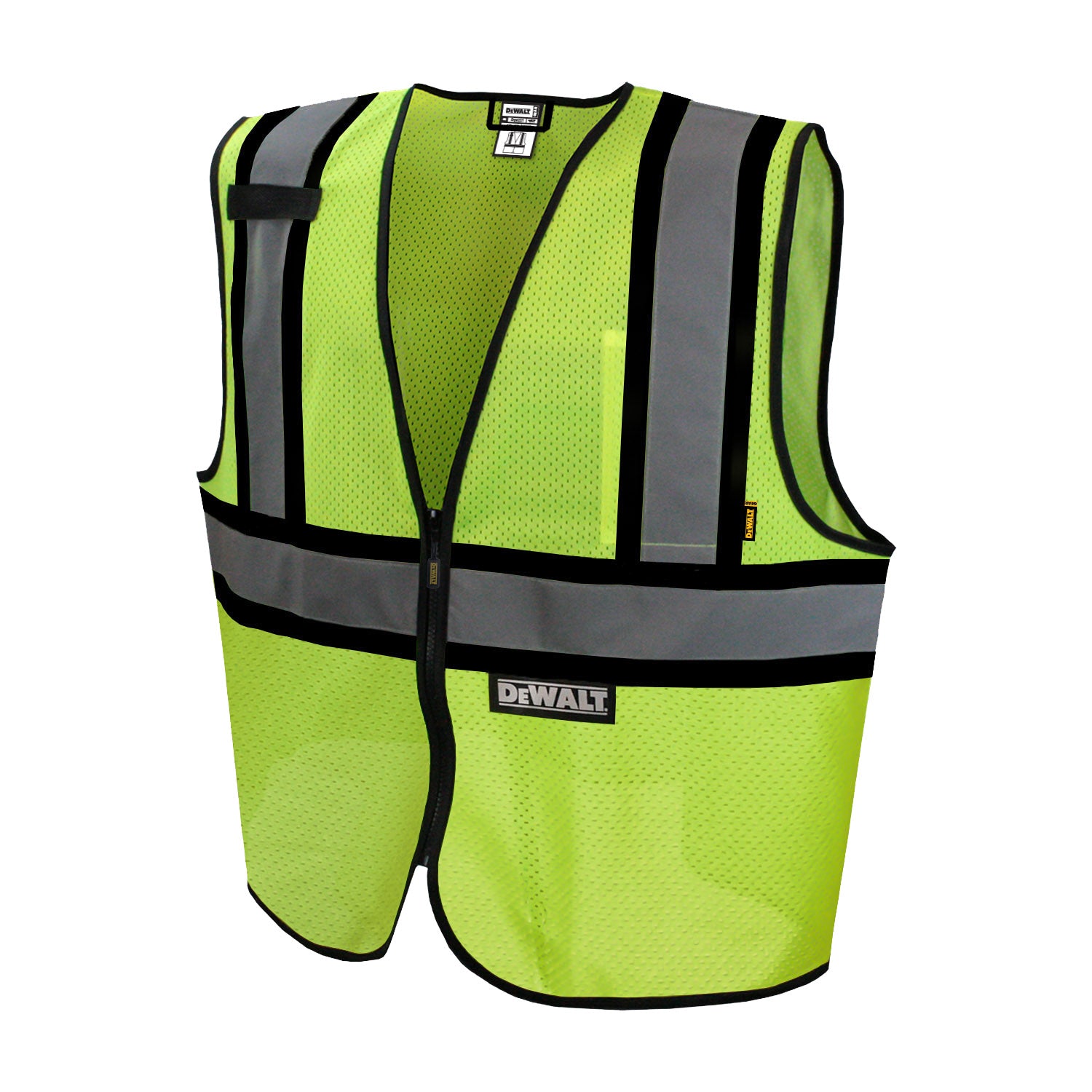 DEWALT DSV221 Class 2 Contrasting Trim Economy Mesh Vest-eSafety Supplies, Inc