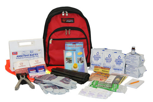 Car Survival Kit: 2 Person - 3 Day/72 Hour Auto Roadside Kit-eSafety Supplies, Inc