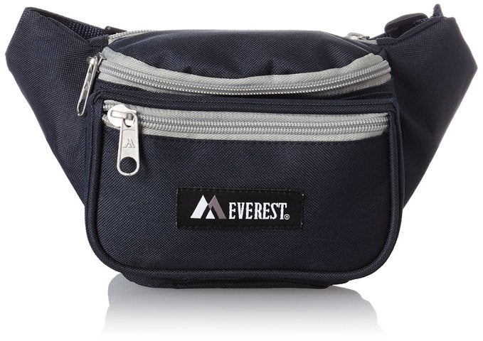 Everest Signature Waist Pack - Standard - Navy/Gray-eSafety Supplies, Inc