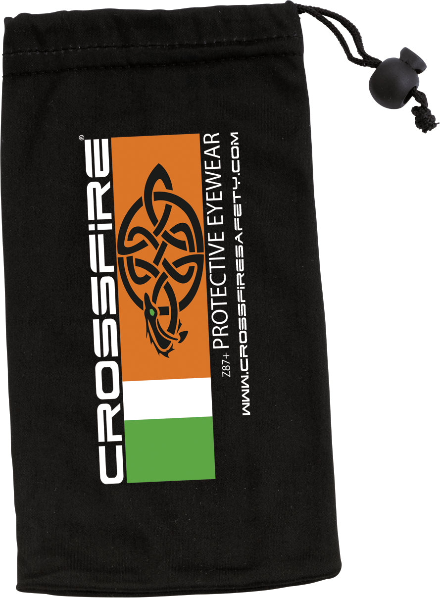 Crossfire Micro Fiber Eyewear Bag - Black-eSafety Supplies, Inc