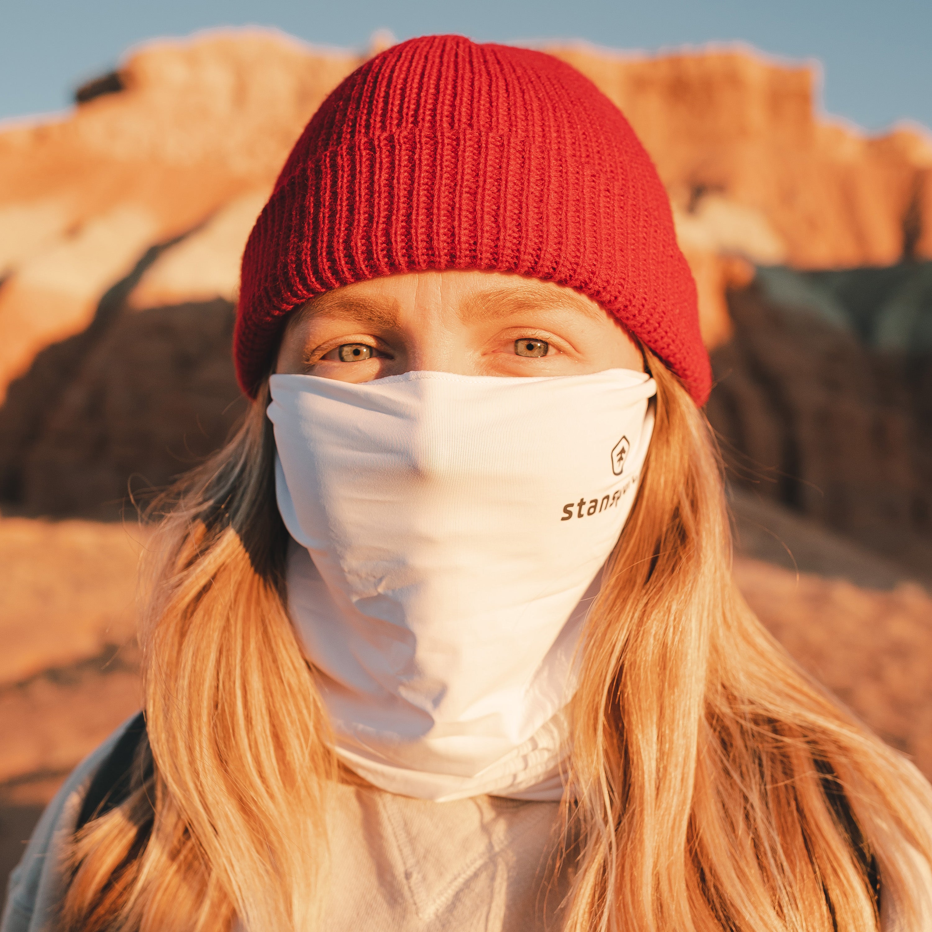 Neck Gaiter / Face Mask - White-eSafety Supplies, Inc