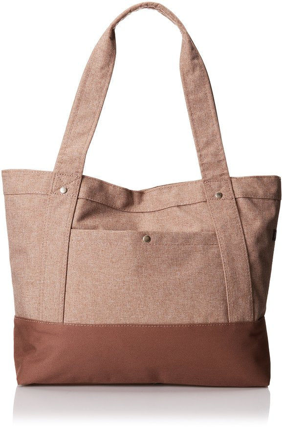 Everest Stylish Tablet Tote Bag - Tan-eSafety Supplies, Inc