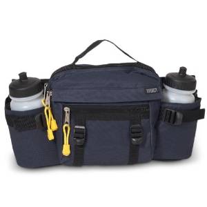 Lumbar Waist Pack - Holds Two Water Bottles - Navy-eSafety Supplies, Inc