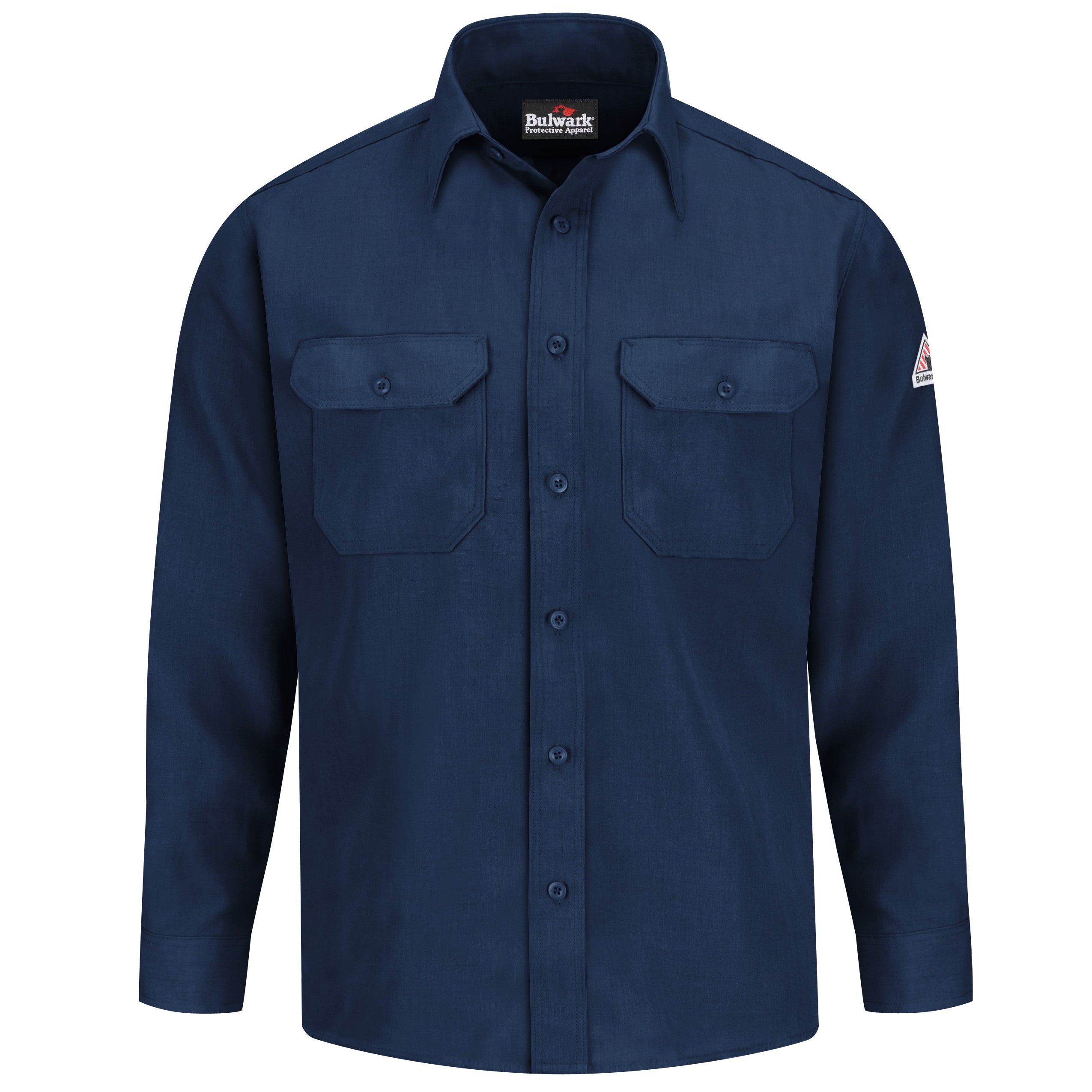 Men's Lightweight FR Uniform Shirt with Insect Shield® SND2 - Navy-eSafety Supplies, Inc