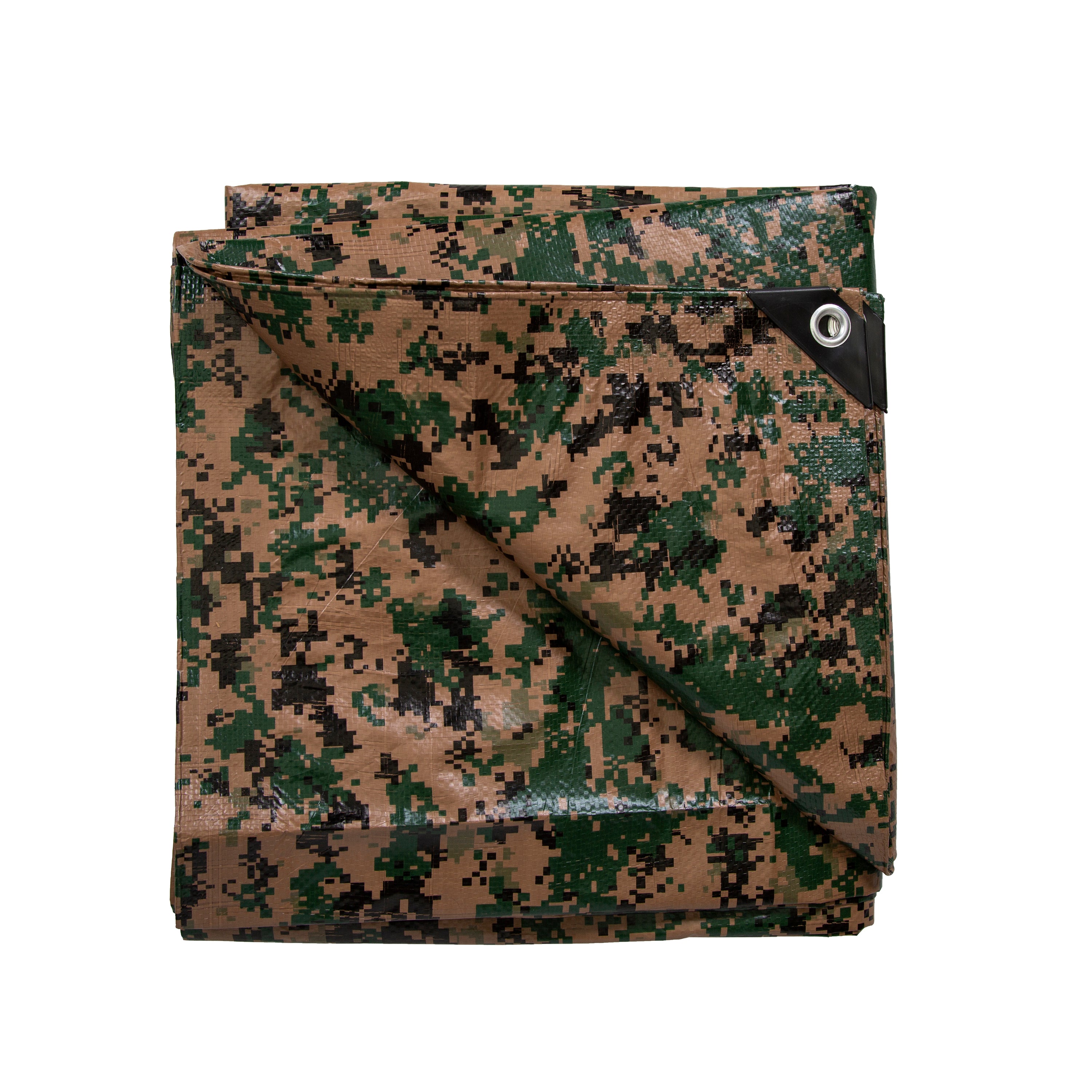 8 Ft X 10 Ft Digital Camo Tarp - Woodland-eSafety Supplies, Inc