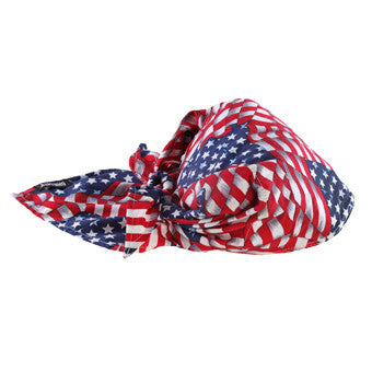 Ergodyne Evaporative Cooling Triangle Hat - Stars And Stripes-eSafety Supplies, Inc