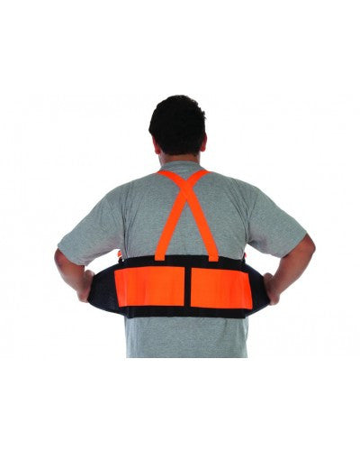 Liberty - Durawear - Hi-Vis Back Support Fluorescent Orange-eSafety Supplies, Inc