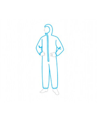 Liberty - Permagard Ii Coverall - Attached Hood And Elastic Wrists & Ankles - Case of 25-eSafety Supplies, Inc
