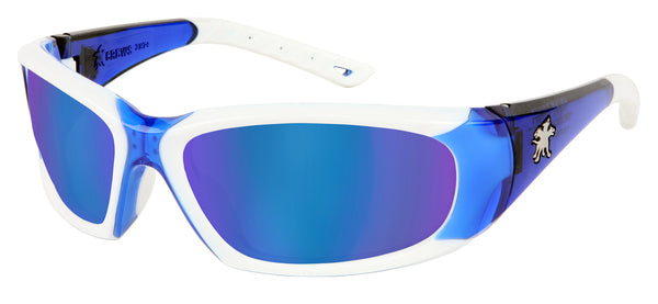 MCR Safety ForceFlex FF3 Blue/White Frame, Blue Dmd-eSafety Supplies, Inc