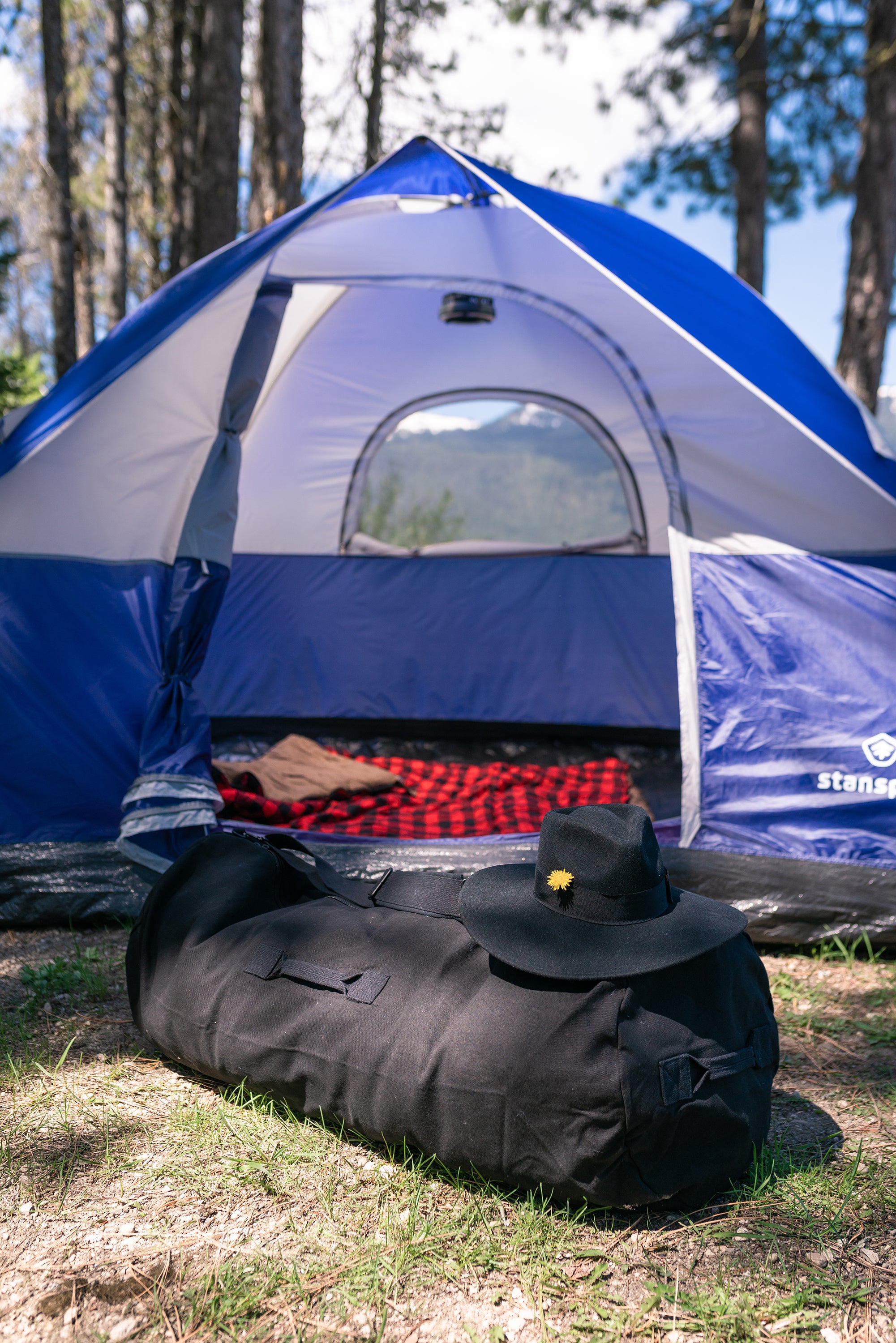 Duffel Bag With Zipper - Black - 42 In X 15 In X 15 In-eSafety Supplies, Inc