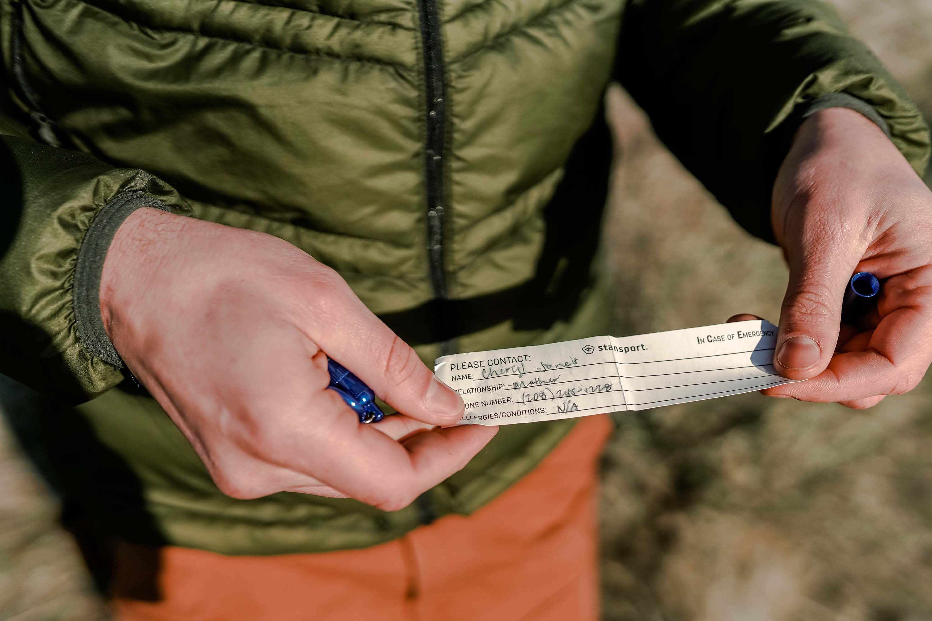 Aluminum Emergency Whistle W/ Medical Id Form-eSafety Supplies, Inc