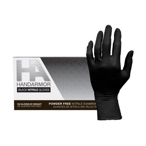 Work Shield Hand Armor Nitrile 6 MIL Examination Gloves - Powder Free, Black (Box or Case)-eSafety Supplies, Inc