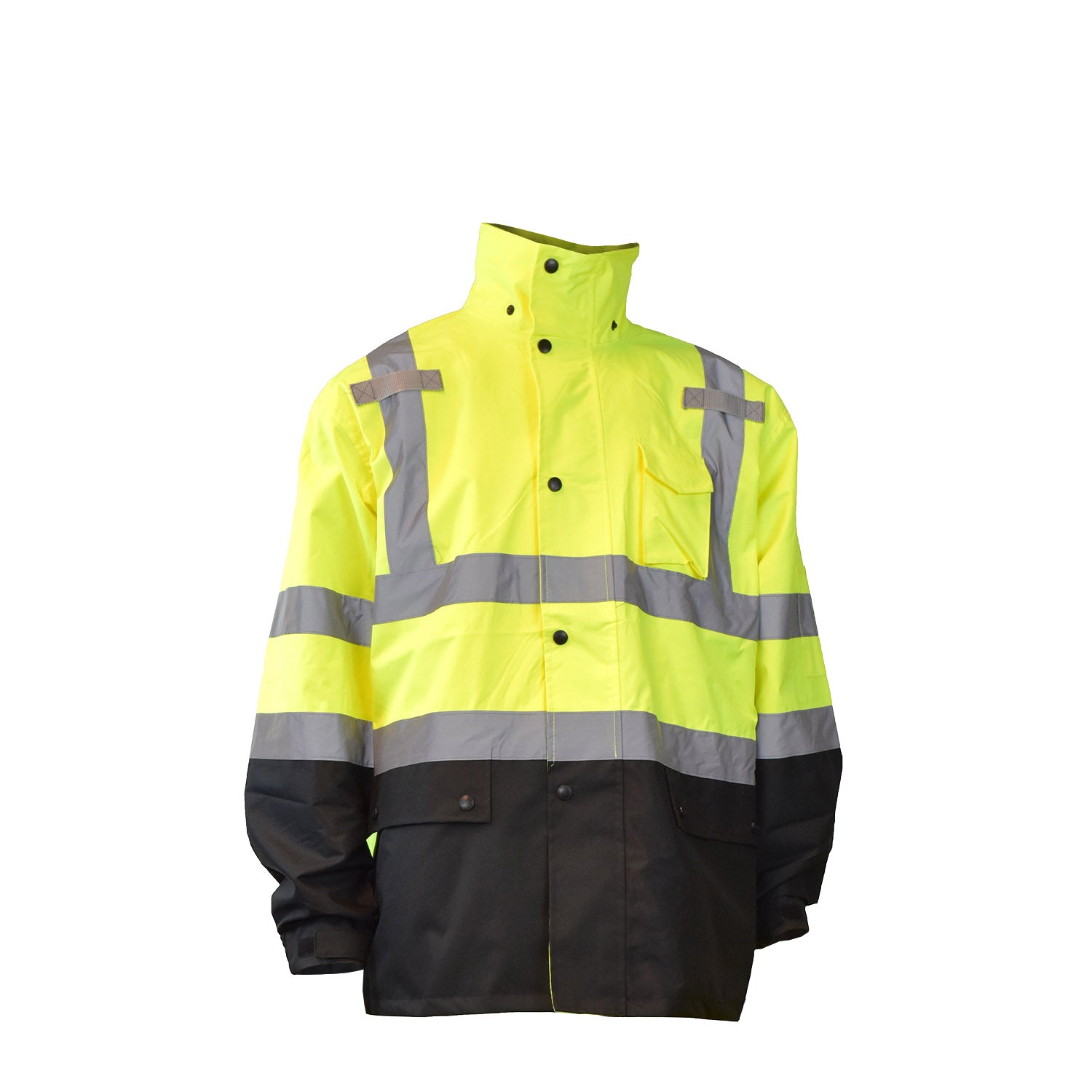 Radians RW30-3Z1 General Purpose Rain Jacket - Hi-Vis Green - Size XL-eSafety Supplies, Inc