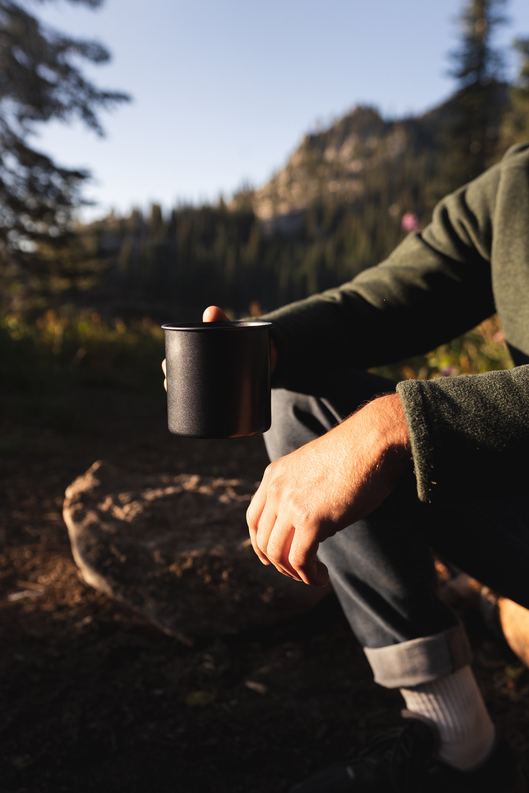 Black Granite Steel Mug - 14 Oz-eSafety Supplies, Inc