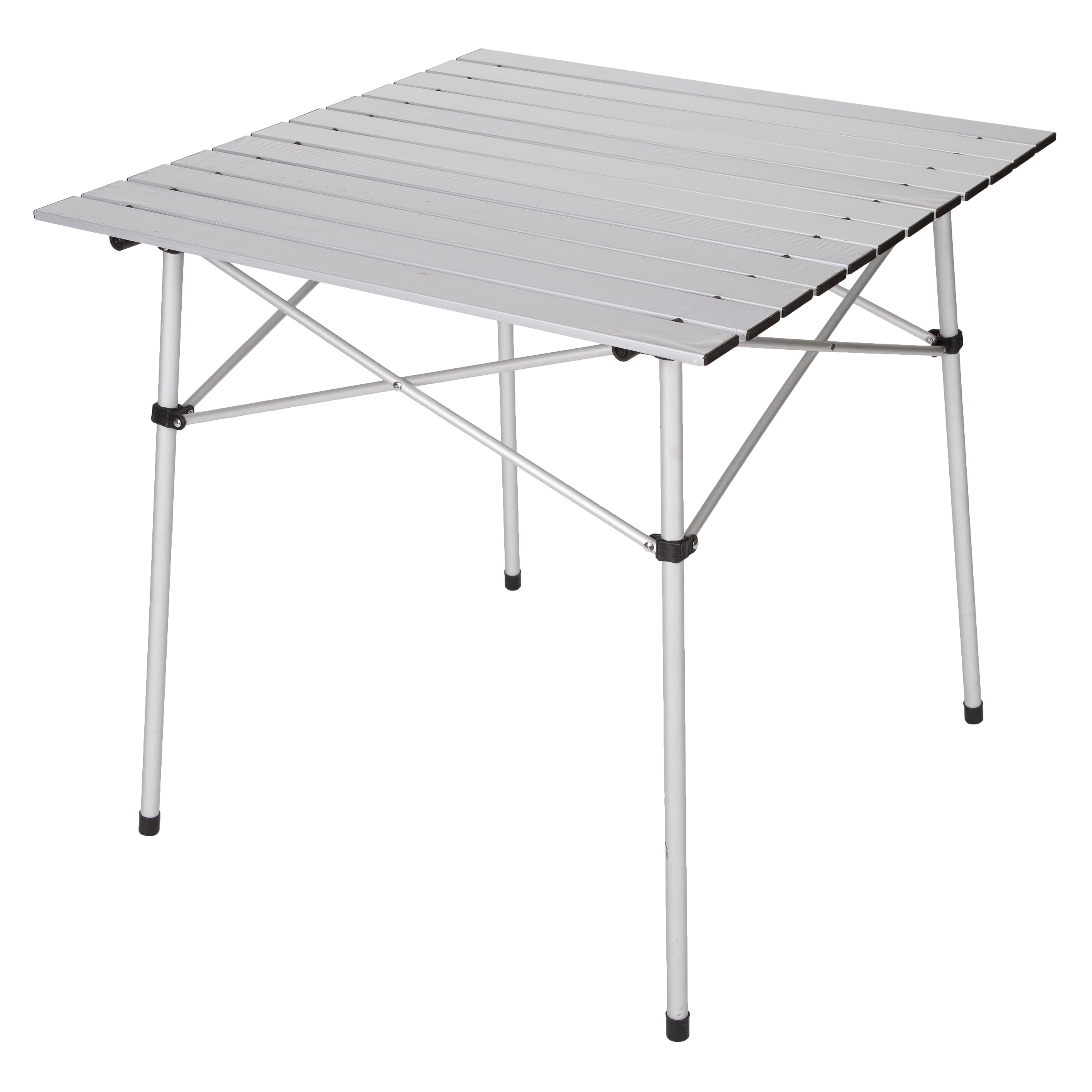 Aluminum Folding Table With Aluminum Top-27.5X27.5X27.5In-eSafety Supplies, Inc